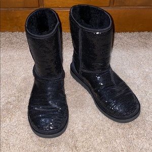 Black Sequin Uggs.